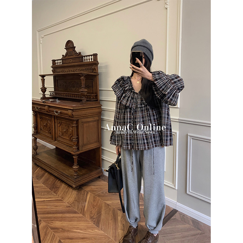 Qian Meixi Temperament, loose and thin, leggings sweatpants women's Korean version of casual wide pants 2022 spring new
