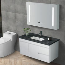 Brief Modern Rock Board Integrated Washbasin Bath Room Cabinet Combined Wash Face Pool Toilet Wash Terrace Bathroom basin