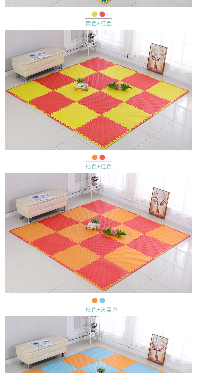 không trượt thảm tatami dày khâu bọt lớn leo lên bò câu đố cho trẻ em phòng ngủ sàn nhà mat - Thảm sàn thảm xốp dày 5cm