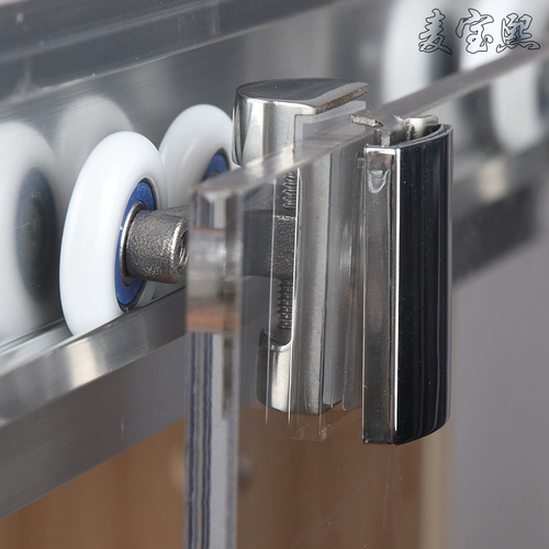 Старая душевая душевая комната движущаяся дверная шкив для ванной комнаты стеклянная дверная рулевая ролика с раздвижными дверными аппаратными аксессуарами Полный комплект