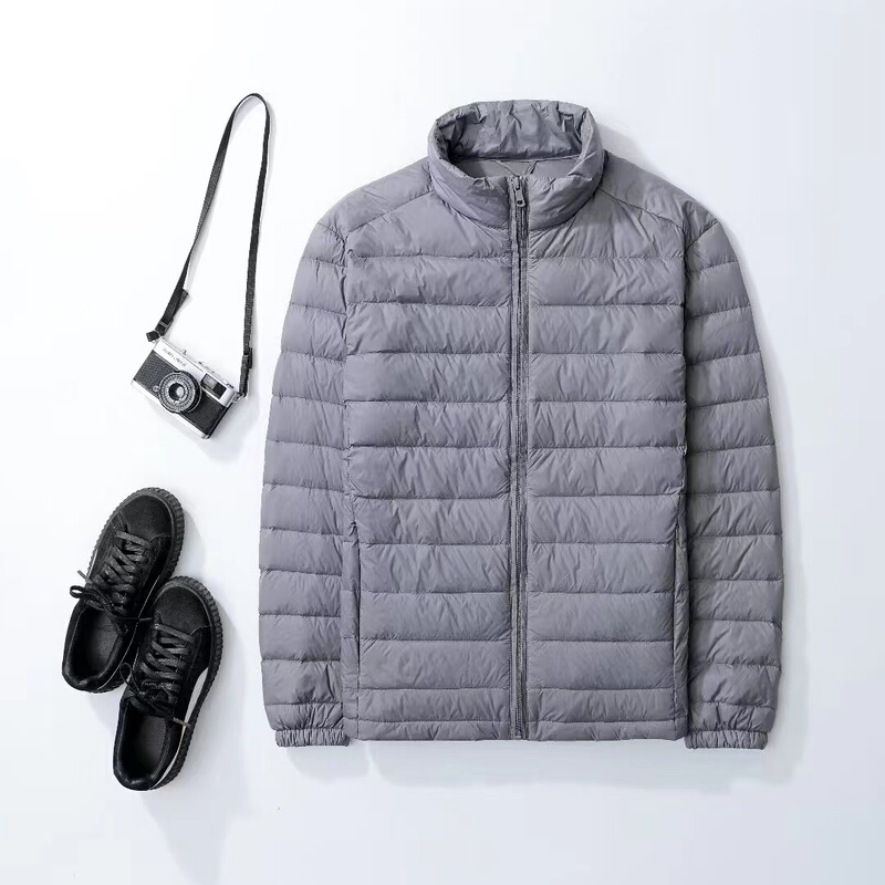 2024 New Lightweight down Jacket Men's Short Style Warm Casual Lightweight Thin Autumn and Winter Jacket