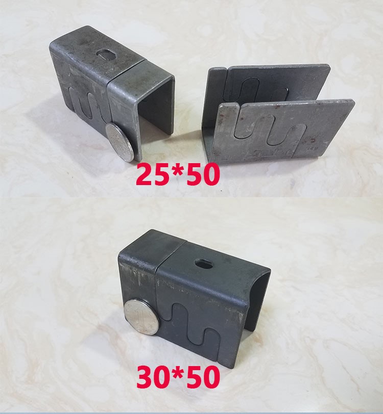 Kim loại snap fastener phần cứng phụ kiện đồ nội thất khung thép kết nối gắn chặt ống vuông - Chốt