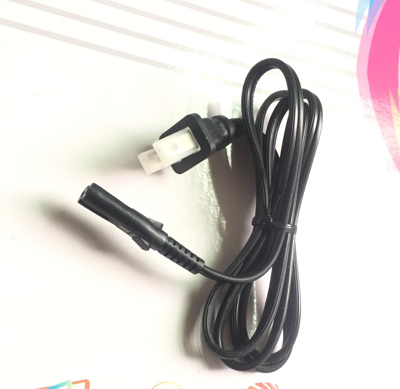 Fast wheat printer Power cord Charger Adapter Connector Cable AC 2 plug - in cord