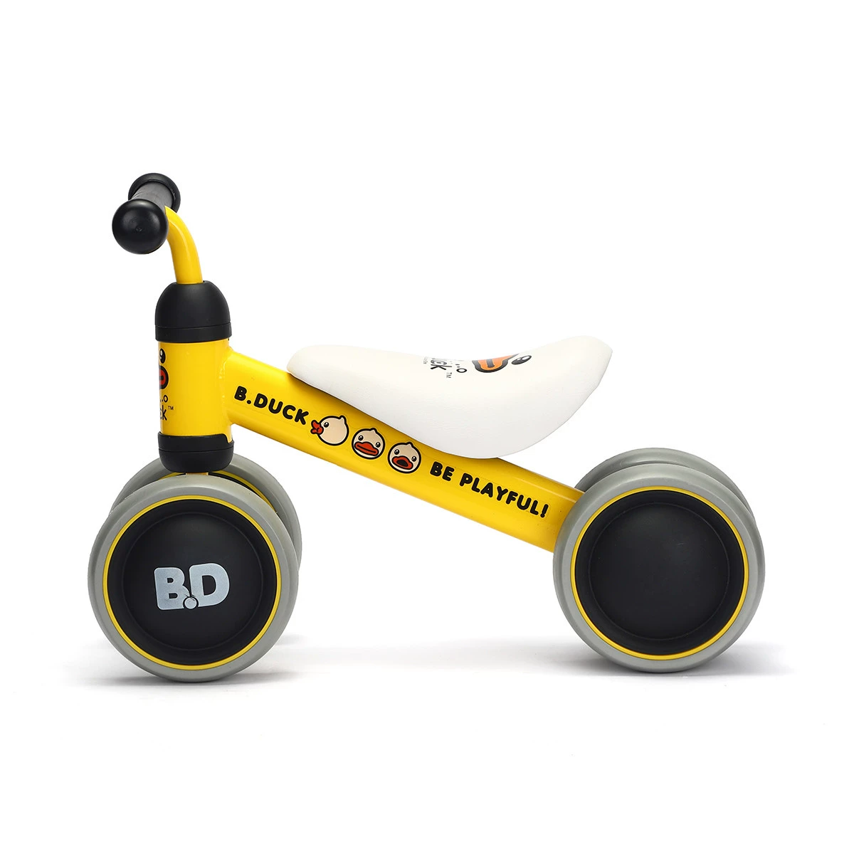 B.Duck Little Yellow Duck Trẻ em Biến dạng Xe nhỏ Xe đẩy em bé Trượt cân bằng Xe ba bánh Yo-Yo Xe tay ga - Smart Scooter