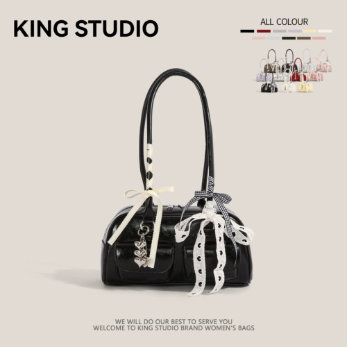 Вместительная и большая сумка подмышку, сумка на одно плечо, в корейском стиле, Южная Корея