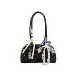 Вместительная и большая сумка подмышку, сумка на одно плечо, в корейском стиле, Южная Корея