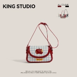 Небольшая дизайнерская красная сумка через плечо, свежая сумка на одно плечо, сумка подмышку