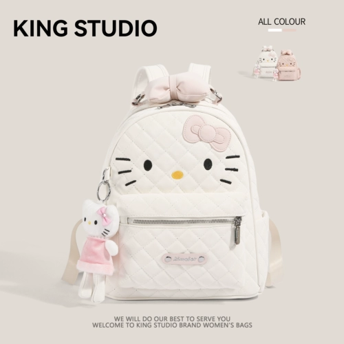Hello Kitty, мультяшная милая сумка через плечо, универсальный школьный рюкзак