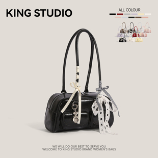 Xu Yunzhen's same style Korean blogger's niche Boston tote bag armpit bag large capacity commuter shoulder bag