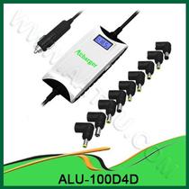 100W ultra-thin multi-function car notebook power adapter universal charger automatic identification LCD display