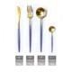 Western Food Four -Piece Set (Dream Purple+Gold)