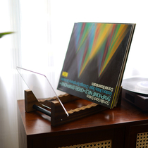 Vinyl record rack 12-inch solid wood acrylic storage cabinet LP box second-hand furniture