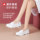 giày y tá trắng tăng mùa hè nữ nặng có đáy không chân mệt mỏi mềm da đáy thoáng khí khử mùi Xia Tianping đáy đệm