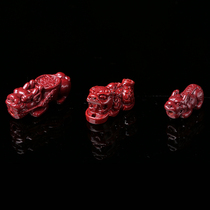 Double pearl pavilion High content Zijin sand Large medium small Pixiu Zhu accessories Men and womens life year loose beads jewelry accessories