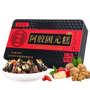 精品铁盒山东东阿红枣即食阿胶糕