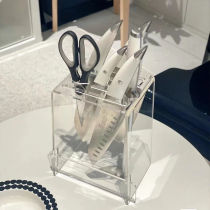 Kitchen shelve tool holder table top section organic glass acrylic kitchen knife seat discharge knife tool containing frame anti-mould