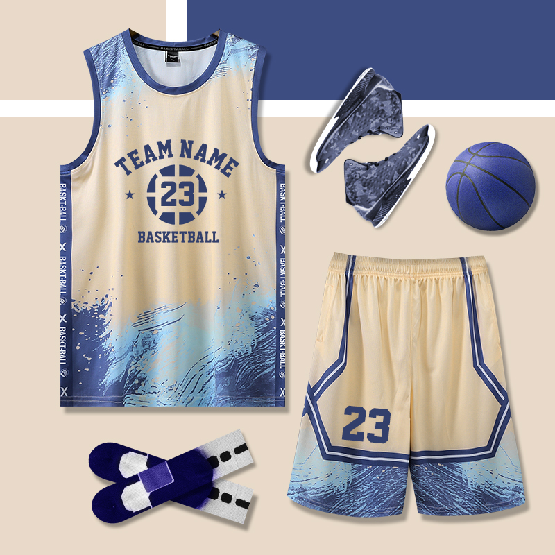 Basketball Suit Suit for girls and boys Sports uniforms Competition training clothes Inprint students Progressively Layers Vest uniforms customised jerseys