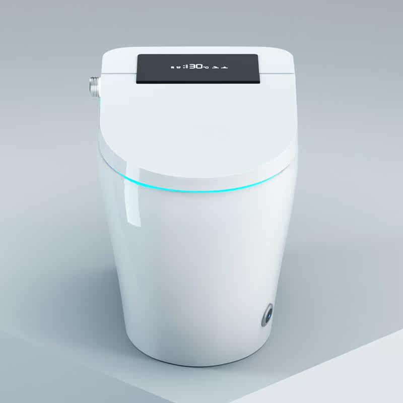 AJun Bathroom Self-Clean Warm Air Home Hotel Environmental Protection Toilet Toilet Smart Cover Plate Wise Clear Smelly Drying
