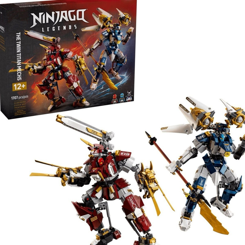 Ninjago Series Ninja Twin Titans Mecha Boys' Educational Building Block Toy Gift 71870
