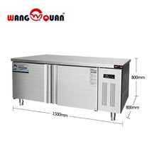 wangquan Refrigeration Workbench Freezer Commercial console Freezer Freezer