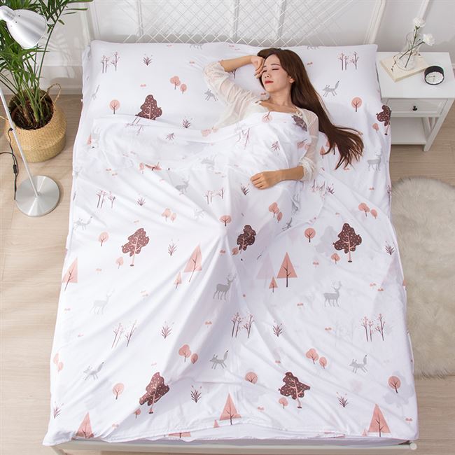 Bảo tàng thiết yếu cửa hàng du lịch qua túi ngủ bẩn trong nhà du lịch đơn đôi di động mỏng tinh khiết - Túi ngủ túi ngủ lông vũ