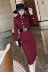 2020 phụ nữ mới tay ngắn mùa xuân và mùa thu váy ol khí chất giảm béo mùa hè thời trang váy xẻ hông - Váy eo cao Váy eo cao