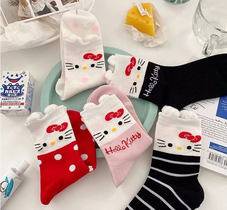 Full 38 Cartoon cute teenage girl Heart students sports socks Girls' Day of the Korean version 100 hitch a sock in the spring and autumn