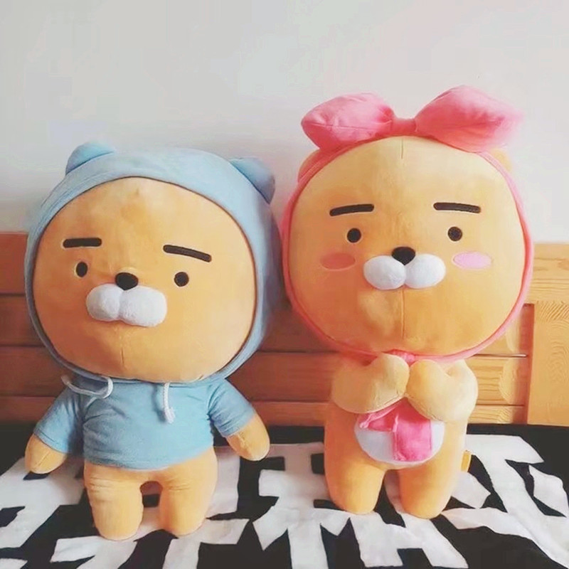 Kakao Friends, Korea, Kakoken Nanjun Ryan Lion Plurk Toy Dude, embraces a doll present