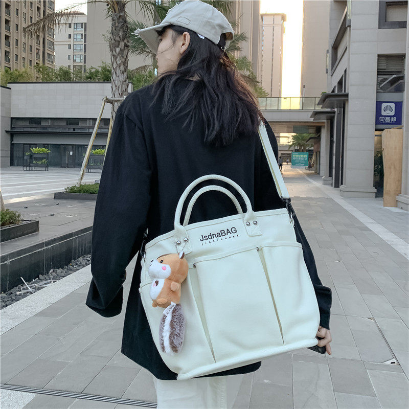 Japanese ultra-fiery mommy bag ins wind hand large capacity multifunction single shoulder bag going out trendy fashion mother and baby bag