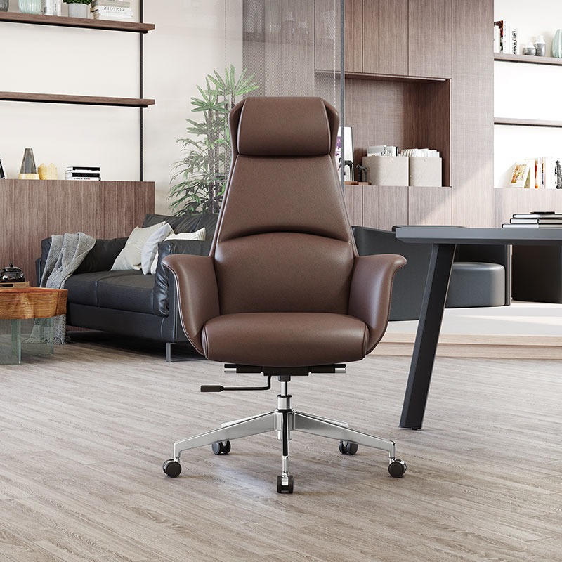 Yatianjing boss chair leather home computer chair office chair modern minimalist ergonomic chair lift swivel chair