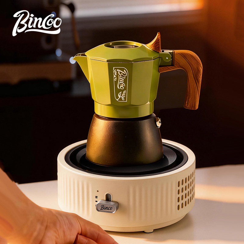 Bincoo Double-Valve Moka Pot Home Espresso Small American Latte Coffee Pot Set Italian Coffee Maker Bincoo Double-Valve Moka Pot Home Espresso Small American Latte Coffee Pot Set Italian Coffee Maker
