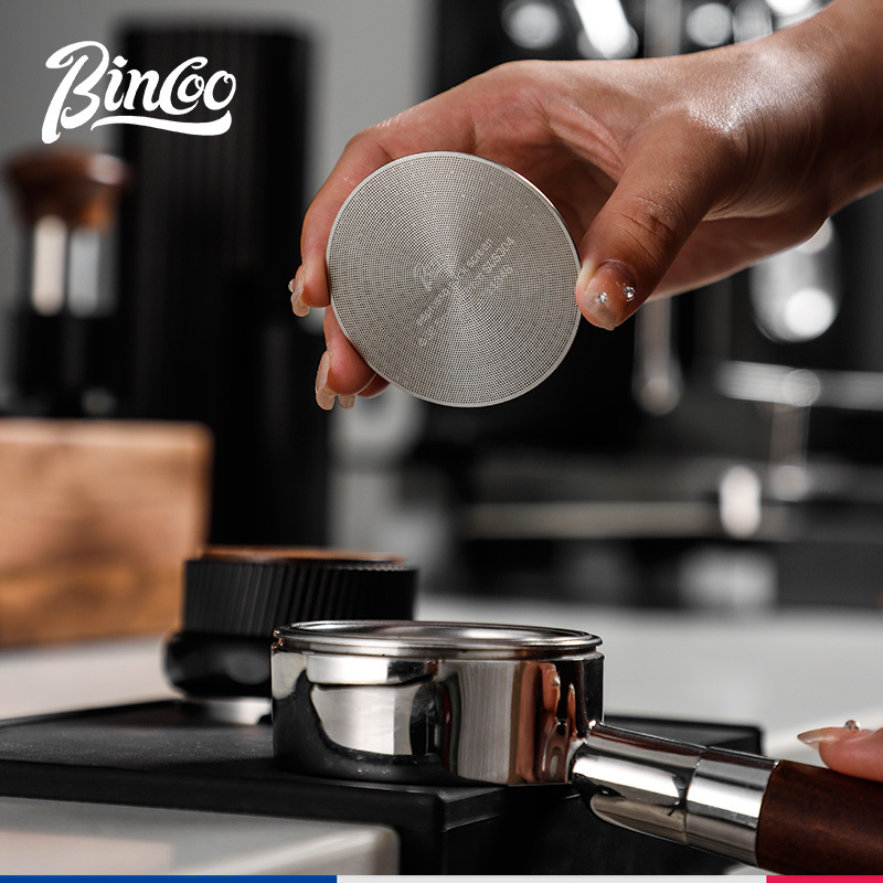 Bincoo Stainless Steel Secondary Water Distribution Network Espresso Machine Handle Powder Bowl Sintered Sheet Uniform Extraction Filter Sheet Bincoo Stainless Steel Secondary Water Distribution Network Espresso Machine Handle Powder Bowl Sintered Sheet Uniform Extraction Filter Sheet