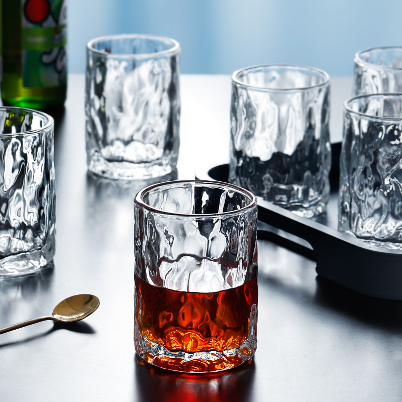 Whiskey glass ins wind bar beer glass set glass Nordic home creative personality trend foreign wine glass