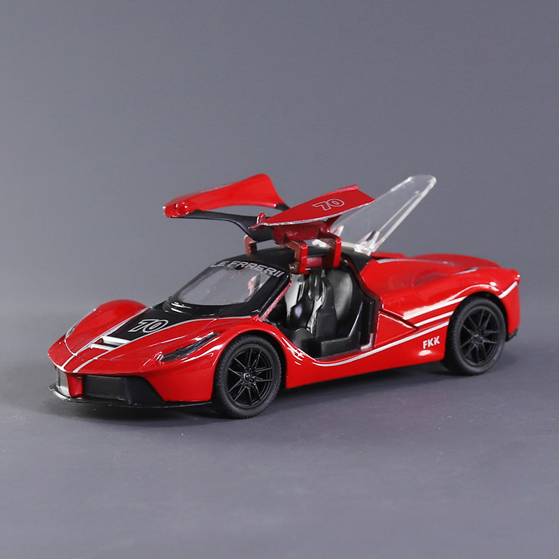 Alloy Car Model Ferrari Butterfly Wing Door-Opening Sports Car Children's Pull-Back Metal Car Boy Baby Toy Car Alloy Car Model Ferrari Butterfly Wing Door-Opening Sports Car Children's Pull-Back Metal Car Boy Baby Toy Car
