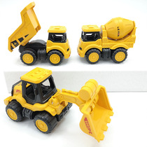 Childrens engineering car toy car inertial stirring transport boy fall-resistant piece cake furniture excavator