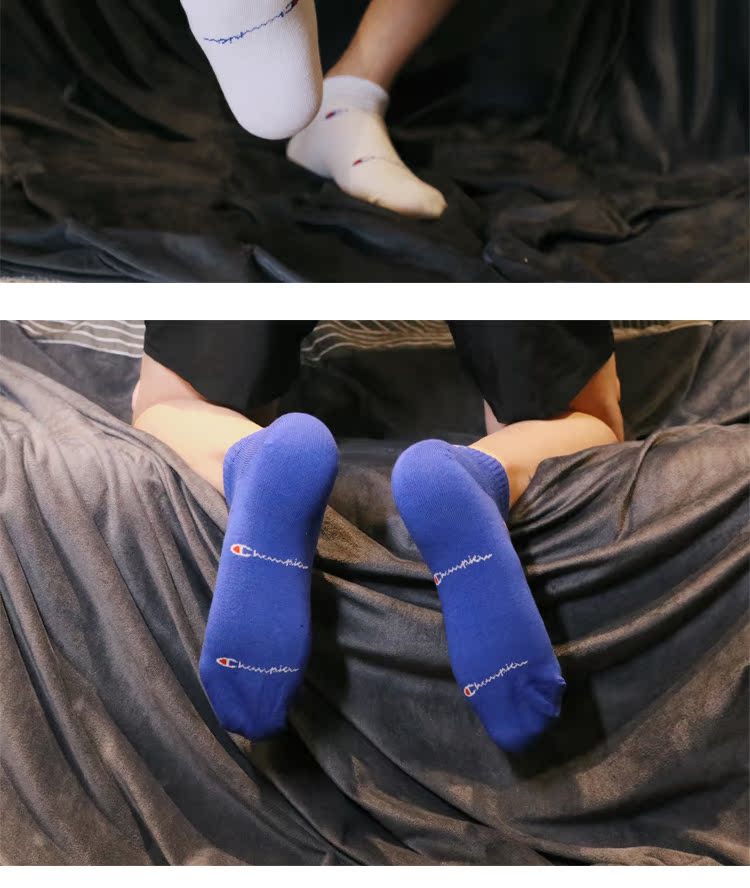 Tide thương hiệu vớ nam vớ vớ thể thao vớ vớ chuỗi bông nông miệng đôi vớ đường phố hip hop vớ vớ - Vớ thể thao vớ nike cổ cao