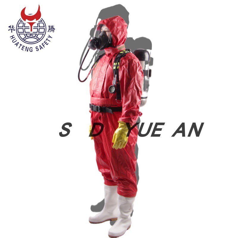 Warten HTCP-PL1 Protective Clothing Acids Base Chemicals PVC Prototype HTFH-B1 Half Hermetic PVC