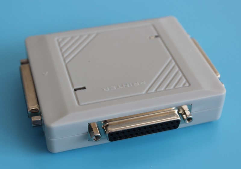 Original Maxtor MT-21P 2-port print sharer auto parallel port 25-pin print switcher sharer