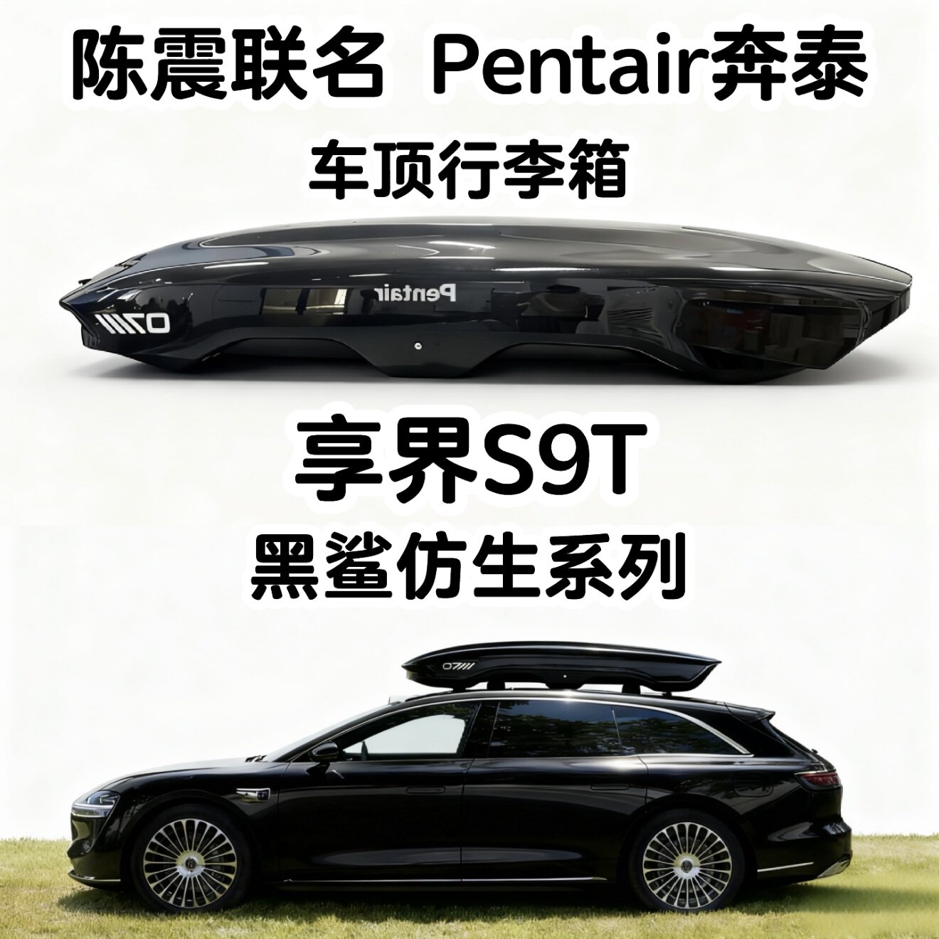 S9T Chen ZhenのSUV用ブラックシャークルーフボックス、カートラベルボックス、ベントレーブラックシャークをお楽しみください