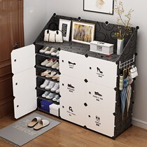 Net red super large capacity shoe cabinet 60 pairs of shoes cabinet home door storage multifunctional storage shoes kitchen multi-layer belt