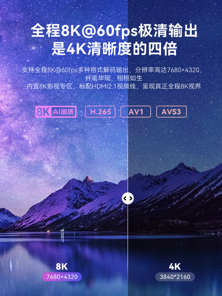 Tencent Aurora 5X Tv Box Dolby Vision Network Set-Top Box Magic Box Home Network Hard Drive Player Penguin