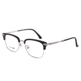 佐川 Ретро японские очки рамки мужской прилив Croy Literary Heart -Resytion Gradiation Half -Frame Myopia Стакол мужчины могут быть доступны