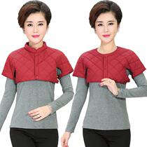 Pullover neck cone shoulder gas skirt Quilted jacket to protect the baby down shoulder neck neck shoulder shawl shawl look good in winter clothes