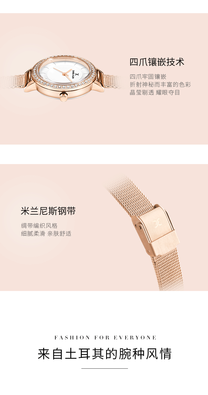 欧美小众品牌  Daniel Klein 女士花漾腕表 图19
