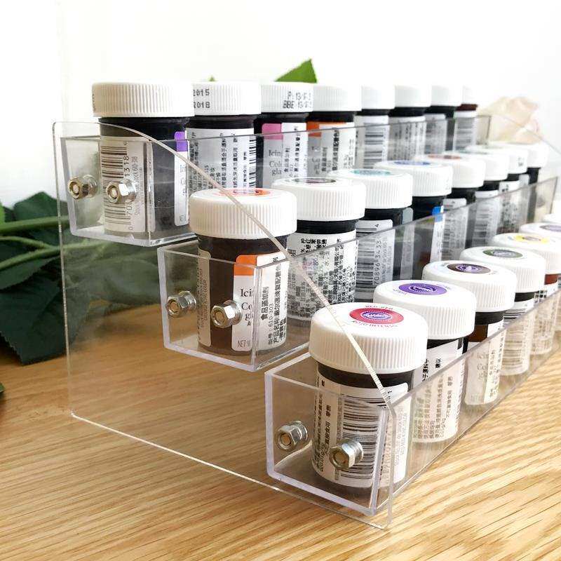 Shelf Desktop Jewelry Tone Trays Derber Baking pigmented Shelf Rack Containing Kitchen material