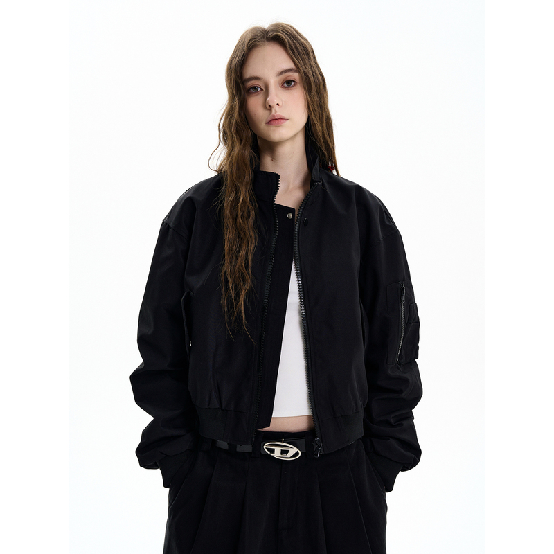 Maxdstr [Three-Proof Craftsmanship] American Retro Tough Guy Short Wide Waterproof Jacket for Men and Women Cleanfit Trendy Coat