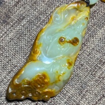 Huang Baihe grinding jade Liaoning Xiu Iwaki Analysis wood seed stock and field jade Lone Seed Linden Tree Forest Riding Elephant yellow Seedseed Guanyin