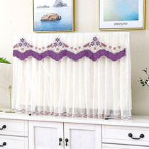 LCD TV dust cover cover boot does not take the hanging desktop surface 55 inch 657550 inch lace anti-dust