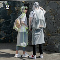 Raincoat Male Tide Soft Woman Full Body Walking Fashion Long style Full-body Anti-Rainstorm Riding Adult 2021 New