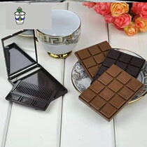 Carry-on small mirror with comb female net red with convenience to carry Korean fashion folding student creative cartoon